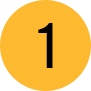 A yellow circle with the number 1 in black at the center.