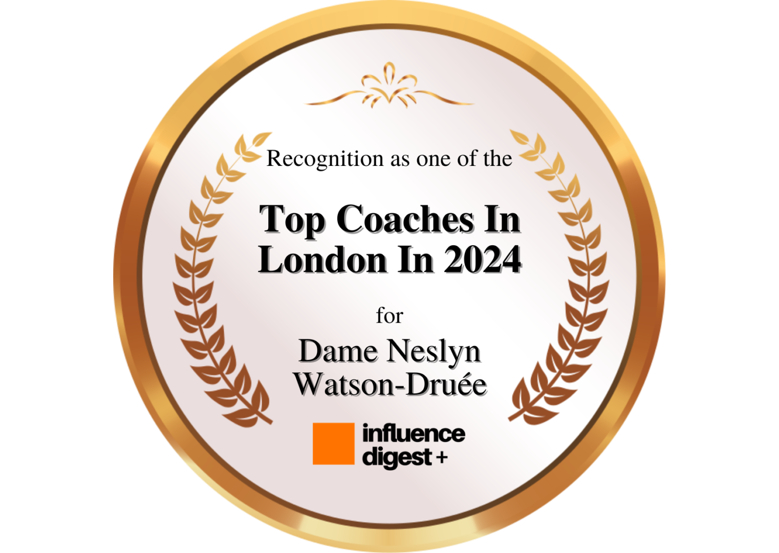 Top Coach Award for Dame Neslyn Watson-Drue.